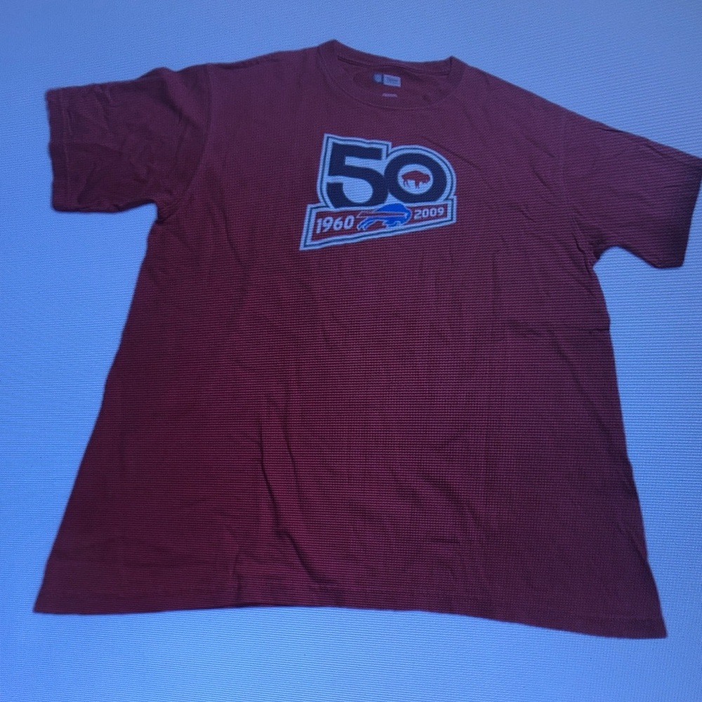Buffalo David Bitton Red Graphic 50th Anniversary Tee